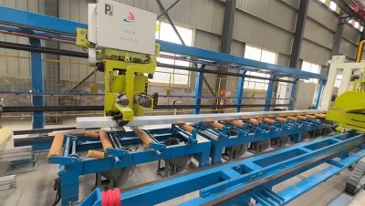Тройной пуллер для вытяжки алюминиевого профиля 4000T