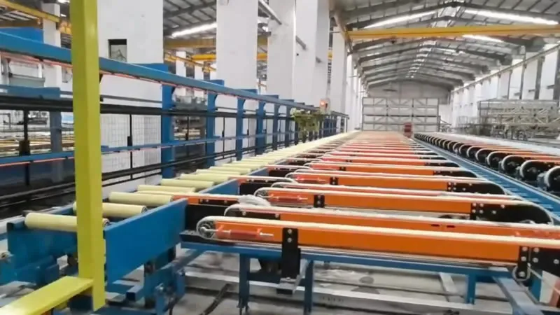 Пуллер для экструзии алюминия и стол подачи для клиента из Вьетнама